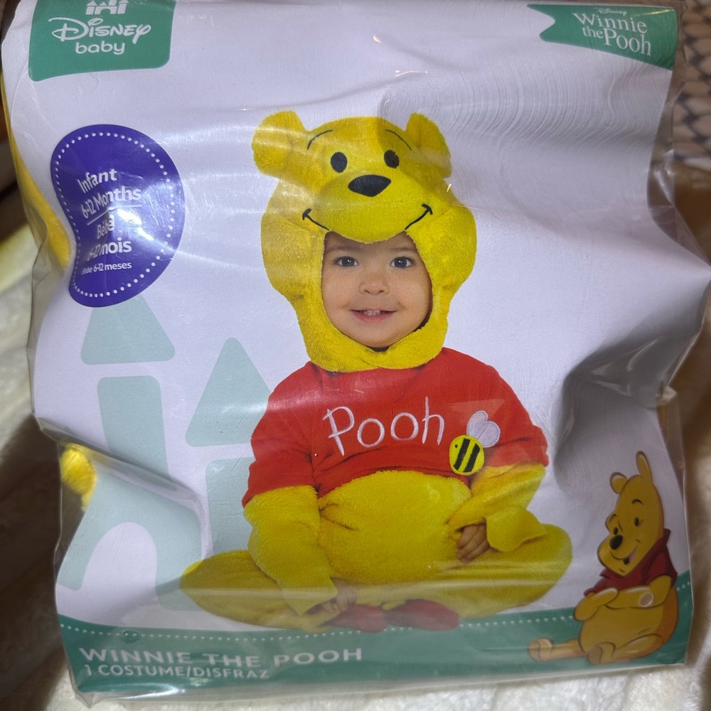 Disney Winnie the Pooh Infant Costume - Yellow and Red